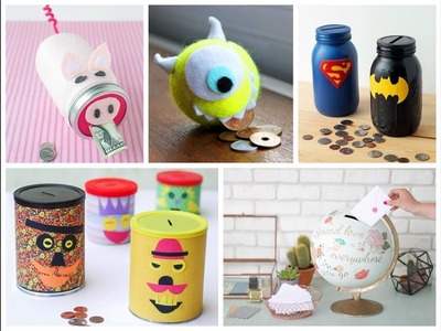 21 Simple and Cool DIY Coin Bank Ideas
