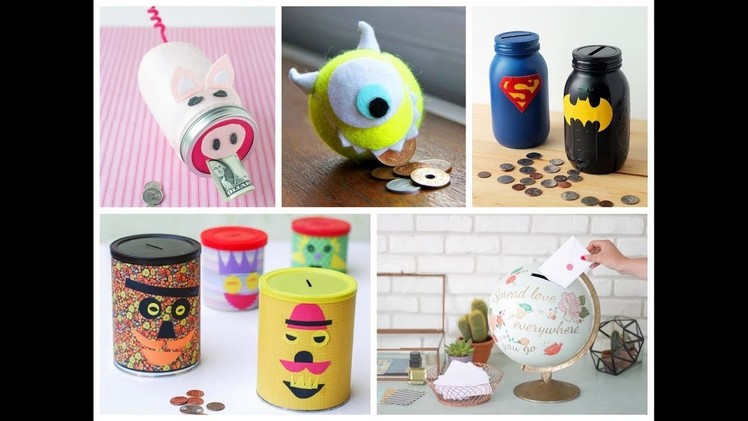 21 Simple and Cool DIY Coin Bank Ideas