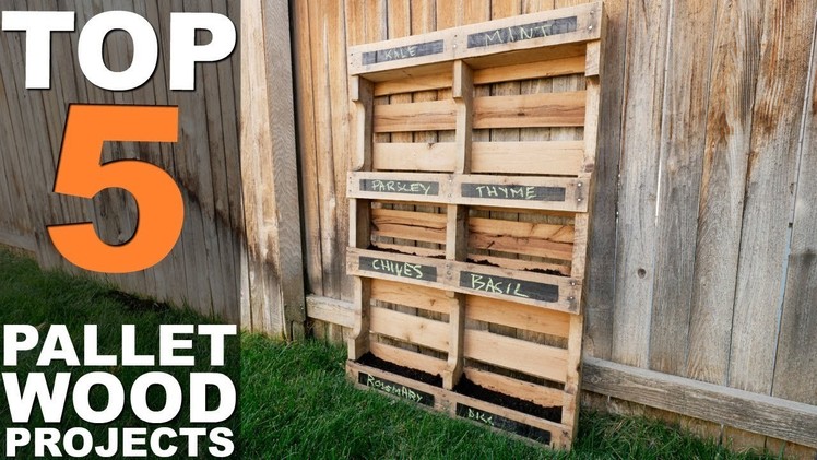 5 TOP PALLET WOOD PROJECTS || TUTORIAL