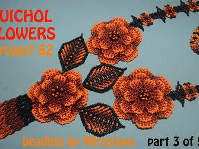 DIY 3.5: Red Huichol Flowers Necklace