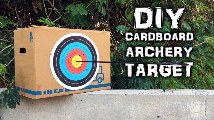 DIY Archery target on a budget! Cardboard version | What the hack #26