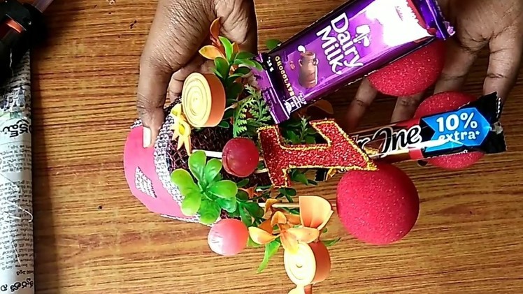 DIY Candy.Lollipop Bouquet#Birthday party Decoration Idea#SS Krafts#20