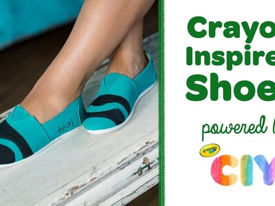 DIY Crayon Inspired Shoes || Crayola CIY: Create It Yourself