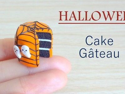 DIY Halloween Cake. Tuto Fimo Gâteau d'Halloween