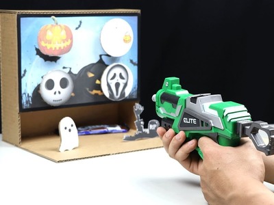 DIY Halloween Game - Toy Gun Lucky Shooting