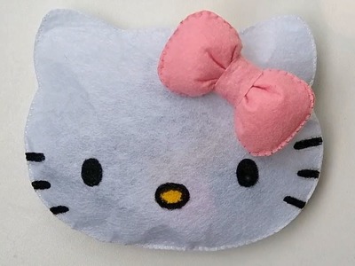DIY Hello Kitty Felt Pouch