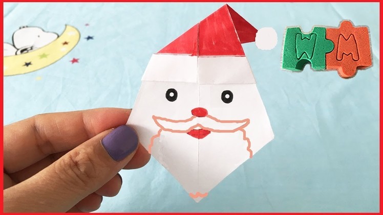 DIY How To Make Paper ????????Santa Claus ????????Easily with One Piece of Paper Christmas Present Surprise