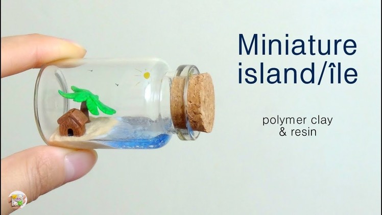 DIY Miniature Island. Ile Miniature Tuto Fimo