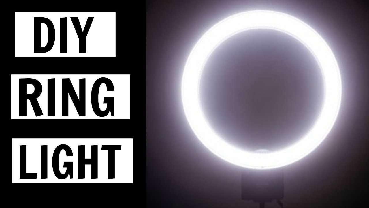 DIY - RING LIGHT, IN 2 MINUTES, & AFFORDABLE