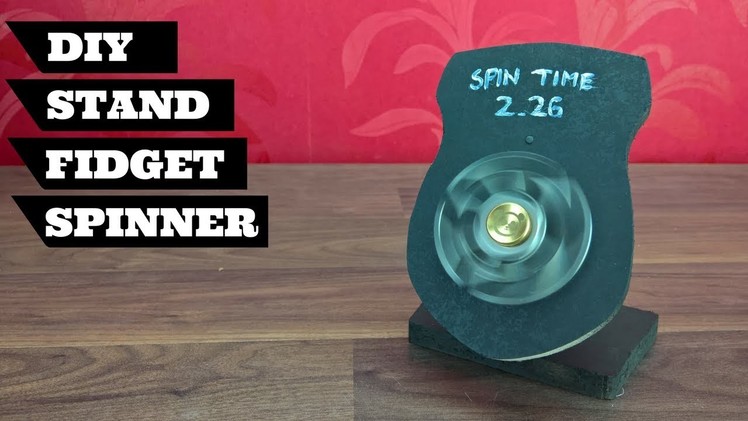 DIY Table Pedestal Plaque | Fidget Spinner Stand