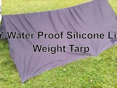 DIY Waterproof Silicone Light Weight Tarp  King Size Bed Sheet