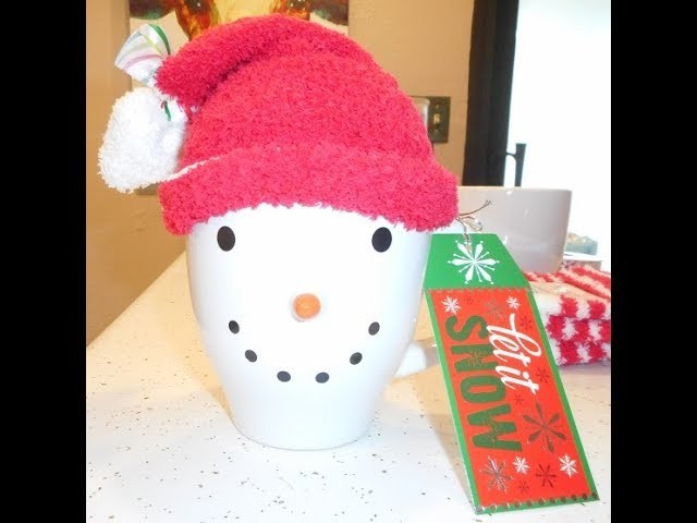 Dollar Tree DIY Snowman Cup Gift Pack and 1000 Subscriber Giveaway!
