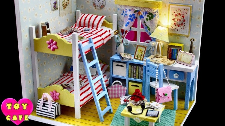 Ever Youth, DIY Miniature Dollhouse Kit With Working Lights