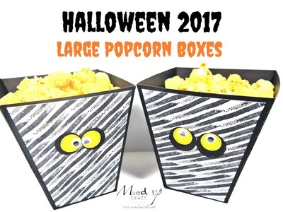 Halloween Large Popcorn Boxes | Video Tutorial