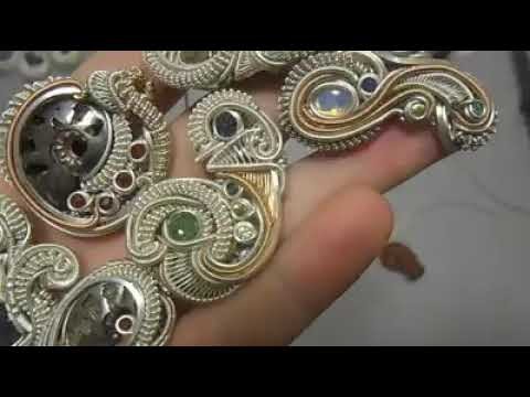 Heady wire wrap hat pin case , high end wire wrap tutorial by noetic effect