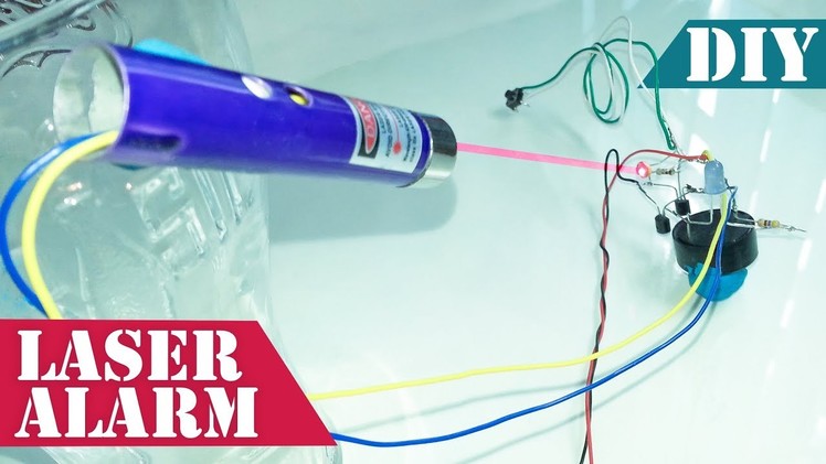 Laser Trip Wire Security System | Simple DIY Project