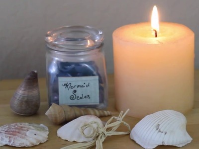 Magical Ingredients: ~ Mermaid Scales ~ DIY Potion Bottle