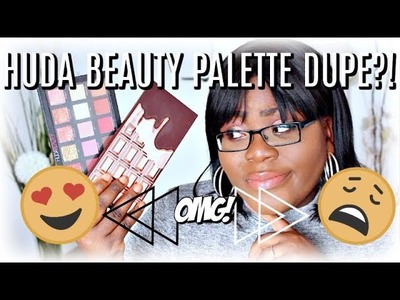 *NEW* I HEART MAKEUP CHOCOLATE ROSE GOLD PALETTE | Review, Swatches & Tutorial | HUDA BEAUTY DUPE?!