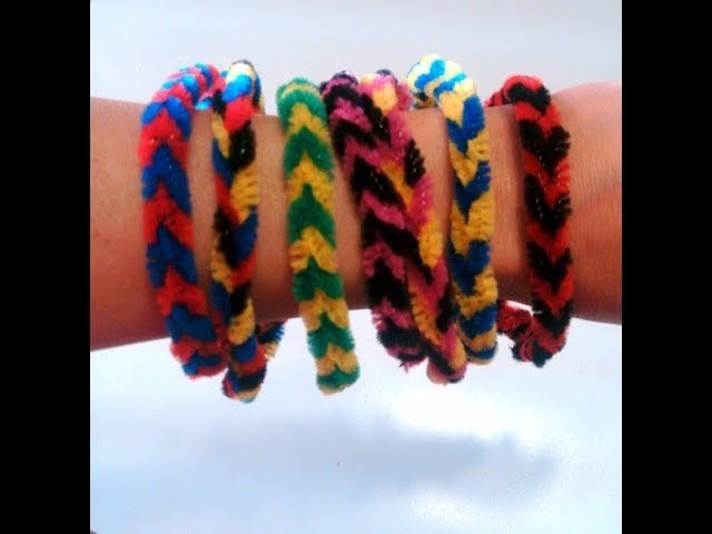 Pipe Cleaner Bracelet| DIY Ideas For Kids | Recycled Arts And Crafts