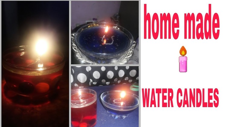 SIMPLE  deewali decorations.DIY.WATER CANDLES. how to make simple and easy WATER CANDLE at home