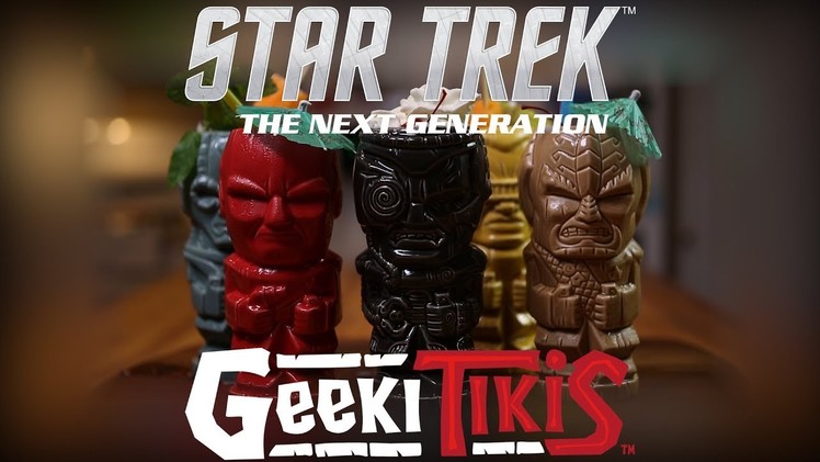 Star Trek: The Next Generation Geeki Tikis from ThinkGeek DIY Cocktails