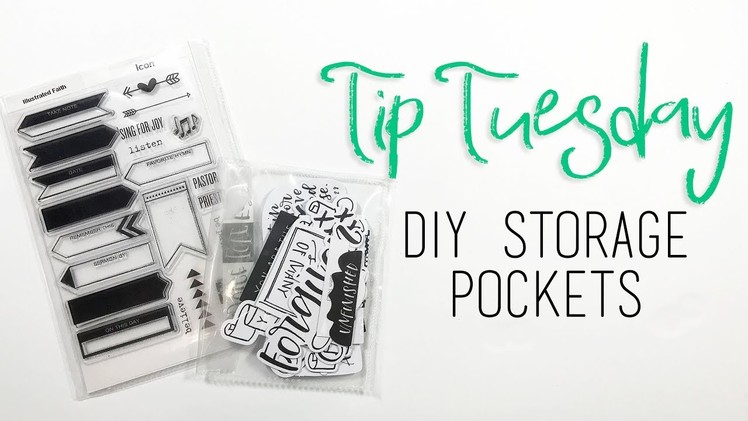 Tip Tuesday | DIY Storage Pockets