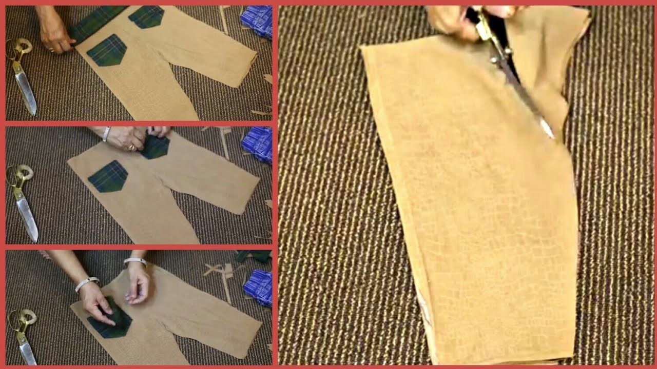 Trouser Cutting Tutorial Easy Cutting Method Step By Step