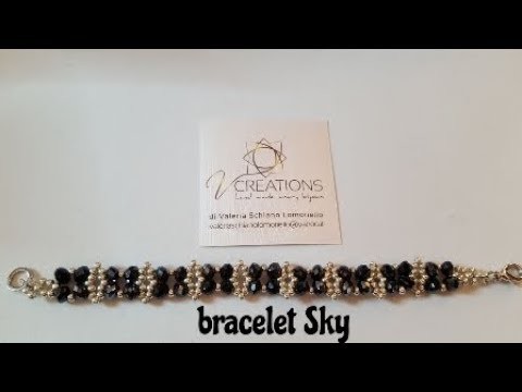 Tutorial bracciale Sky.Tutorial Sky bracelet