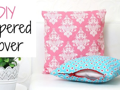 Zippered Cushion Covers for Beginners | Easy Tutorial