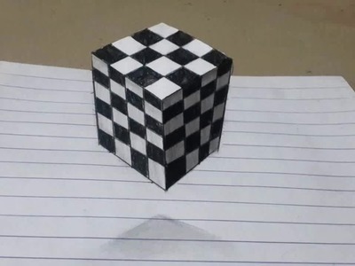 3D Square box  Art