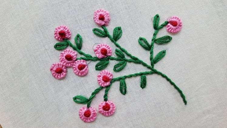 Cast on stitch:hand embroidery || for beginners