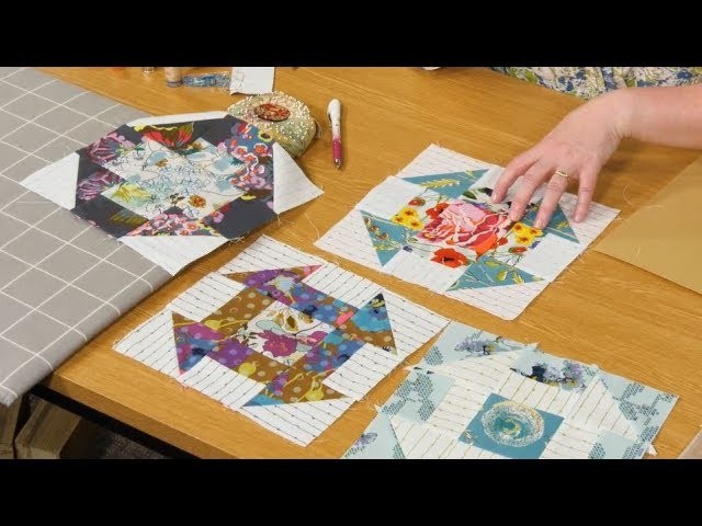 Churn Dash patchwork block part 2 with Carolyn Forster (taster video)