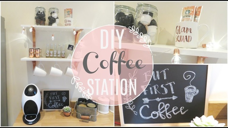 DIY COFFEE STATION | PINTEREST INSPIRED