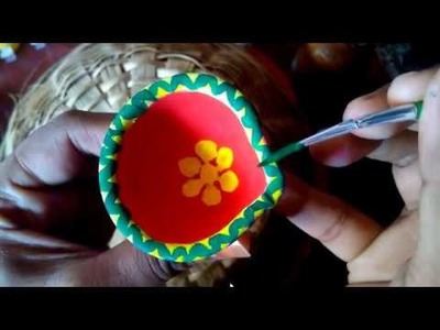 DIY Diwali Diya Painting | Diwali DIY Decor | Using Water Colors for Kids