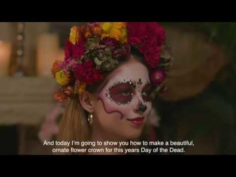 DIY Flowercrown for Day of the Dead
