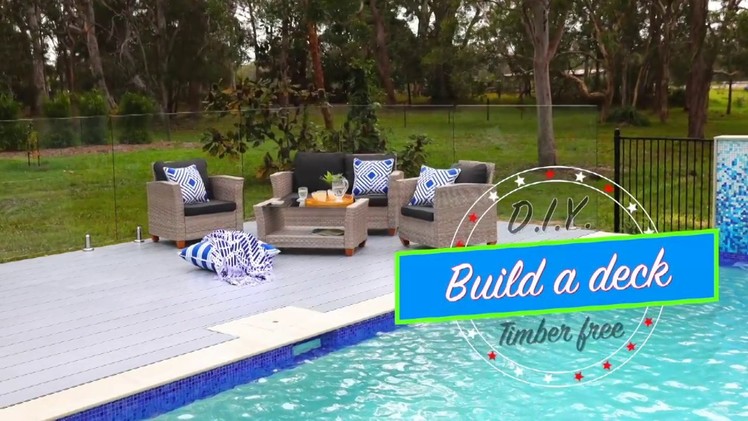 DIY How to build a deck. Timber free!