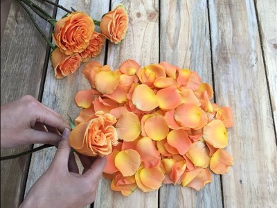 DIY Rose Petals Flower Explosion