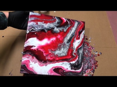 Fluid Painting Beginners Technique! Acrylic Paint and Water ONLY. Where to START your 1st painting!