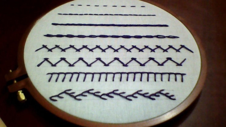 Hand embroidery: basic embroidery for beginners | Handiwork | آموزش گلدوزی