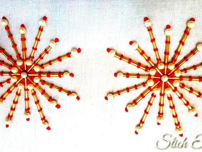 Hand Embroidery: Basic Flower Embroidery | Nalkee And Moti Work