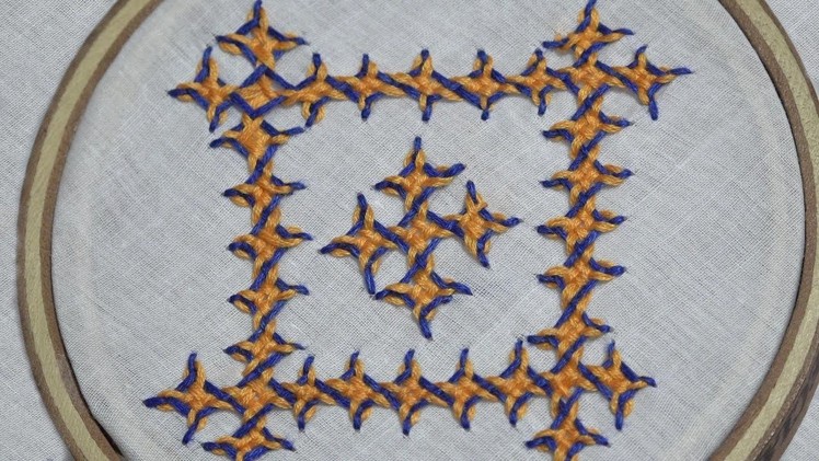 Hand Embroidery : Gujrati Stitch. Sindhi work. Kutch Work part 2