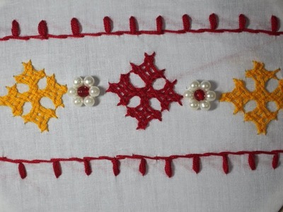 Hand Embroidery | Hand embroidery stitches tutorial. kutch work motif