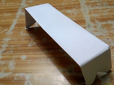 How to make a paper bench.HD
