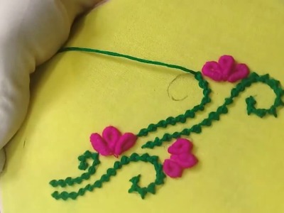 How to make stone stitch by hand embroidery?