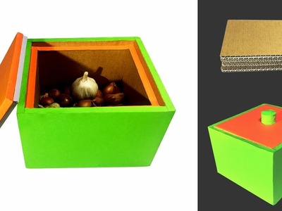 KITCHEN LIFE HACKS | DIY! Cardboard Spice Box