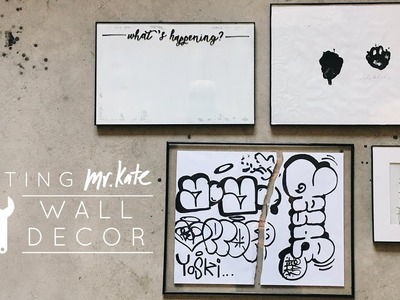 Mr. Kate Inspired DIY Wall Decor
