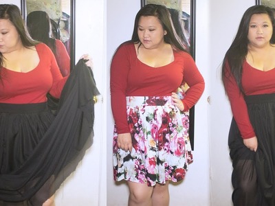 My Plus Size DIY Diaries: Making a Plus Size Gather Skirt | MySimpleStyles