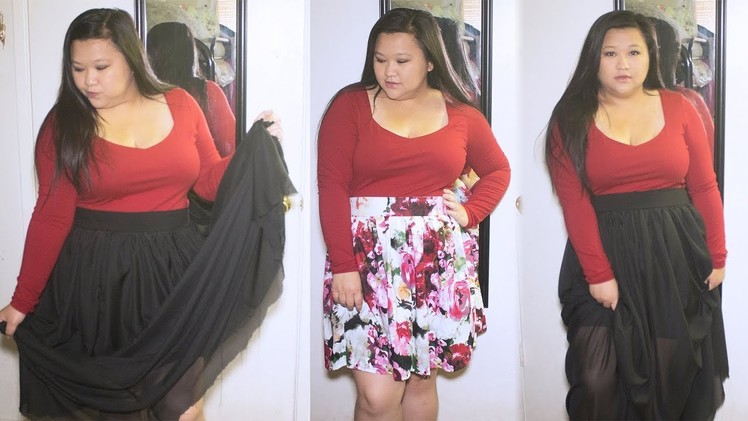 My Plus Size DIY Diaries: Making a Plus Size Gather Skirt | MySimpleStyles