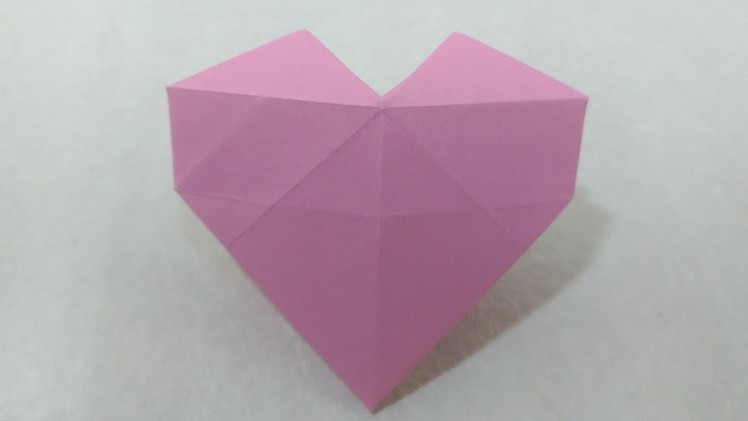 Origami 3D Heart Tutorial 立體愛心教學