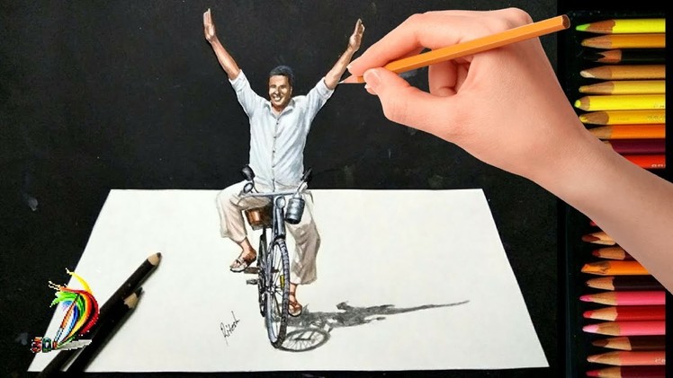 Padman | 3D Drawing - Akshay Kumar First Look in Padman | Realistic Drawing of Akshay Kumar